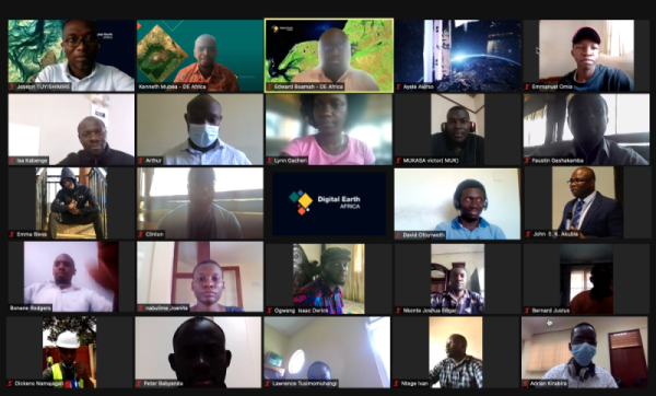 Workshop participants in zoom screenshot