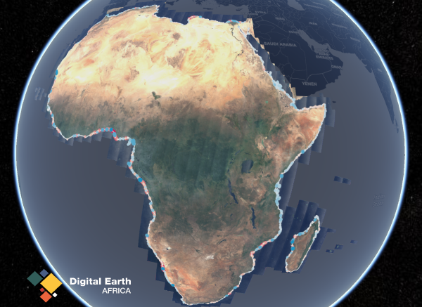 Digital Earth Africa Coastlines continental view
