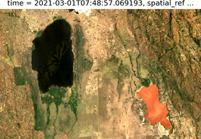 Elmenteita on Landsat