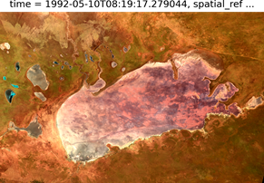 Etosha rangelands on Landsat