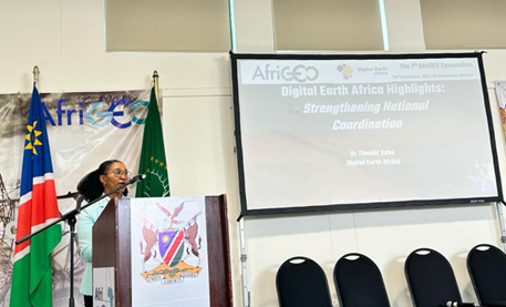 Figure 4: DE Africa Managing Director providing an overview of DE Africa