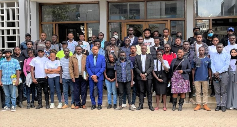 Group shot at Technical University of Kenya (TUK)