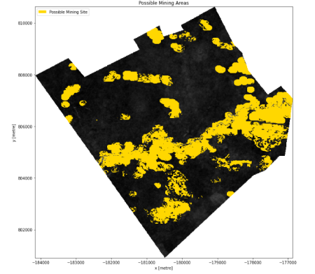 Identified mining areas 