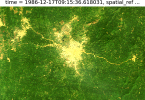 Mining in Ghana on Landsat