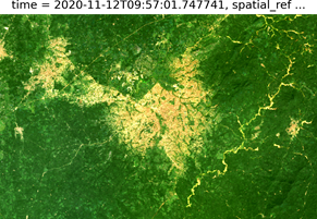 Mining in Ghana on Landsat