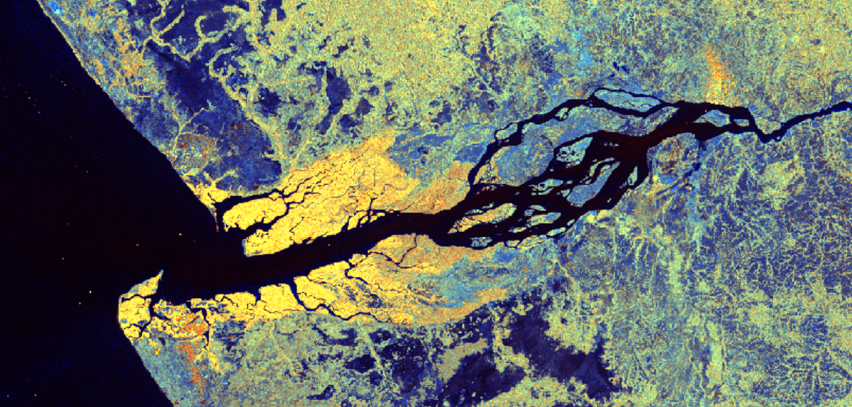 Sentinel-1 on the DE Africa Map